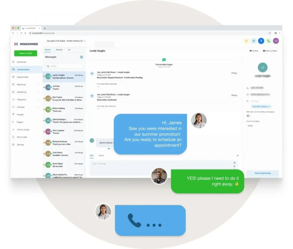 Voice AI, SMS